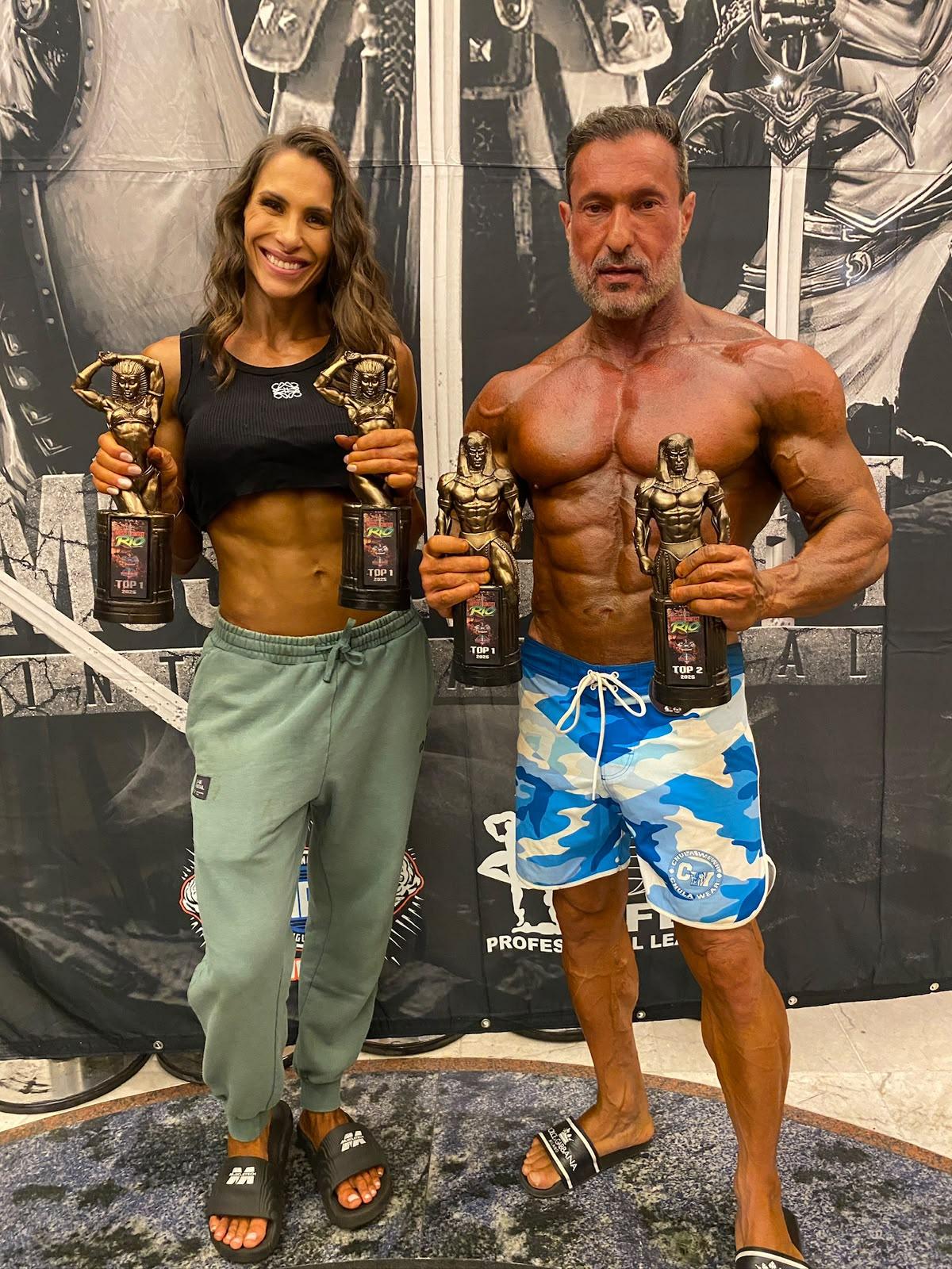 Bruno e Jamile Skornicki lado a lado